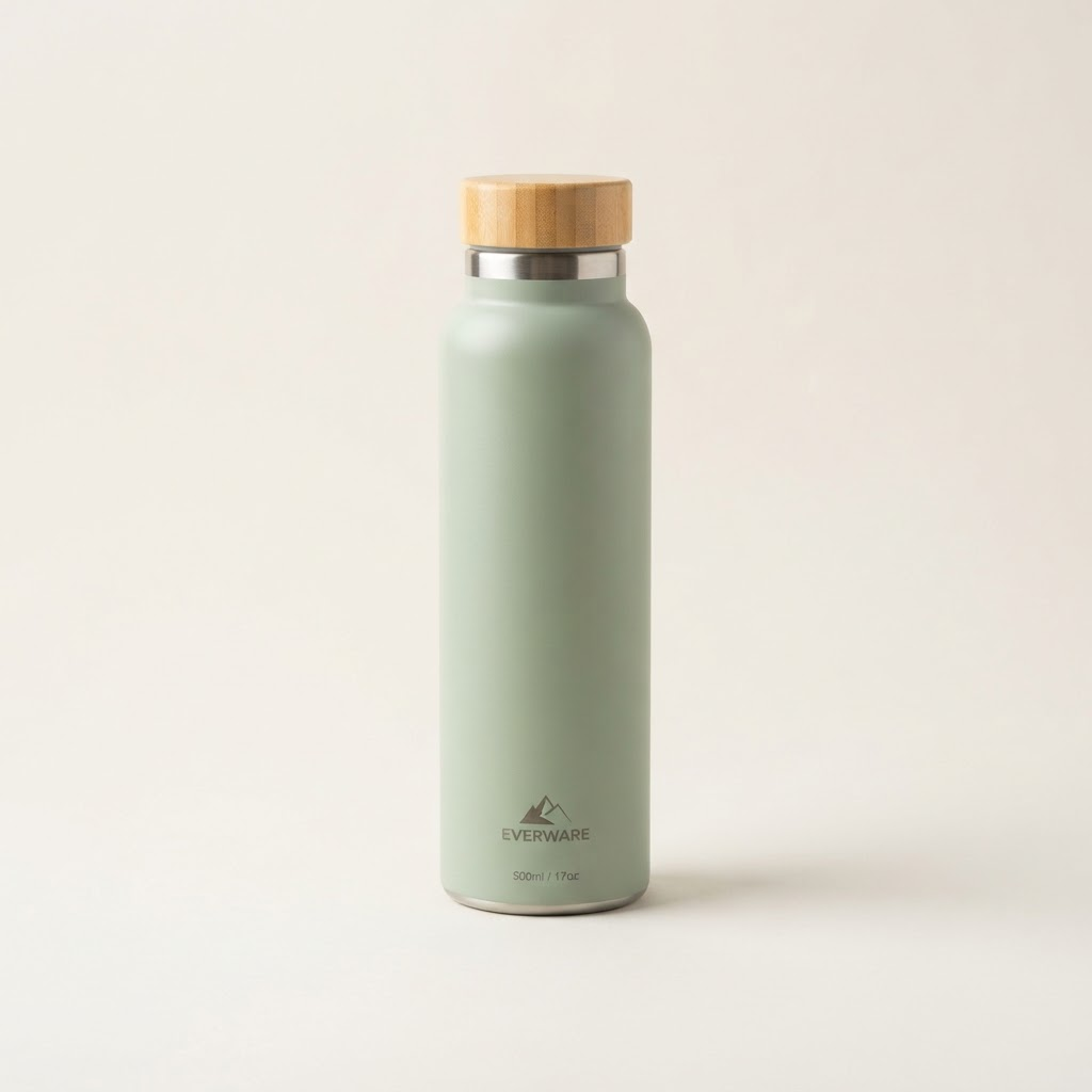 竹盖保温杯 500ml